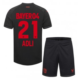 Bayer Leverkusen Amine Adli #21 Hemmakläder Barn 2023-24 Kortärmad (+ Korta byxor)